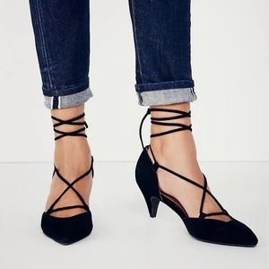 Free People x Jeffrey Campbell Andra Kitten Heel